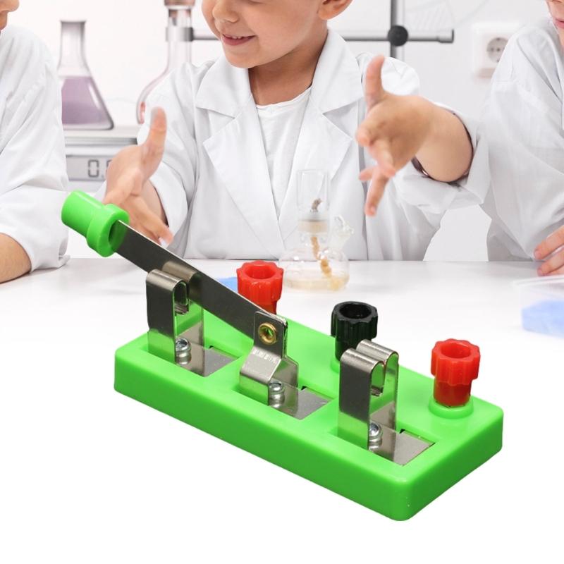 STEM  Single Poles Double Throw Switch Physics Experiment Aid Physical Electricity Experiment Laboratory Learning Kits