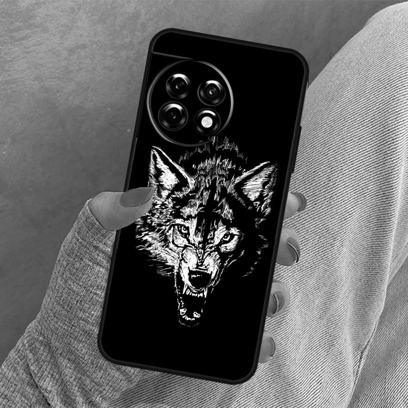 Angry Wolf Cover For OnePlus Nord 4 3 CE 2 Lite N20 N10 N30 OnePlus 8T 10T 13 13R 12 12R 11 10 Pro Case