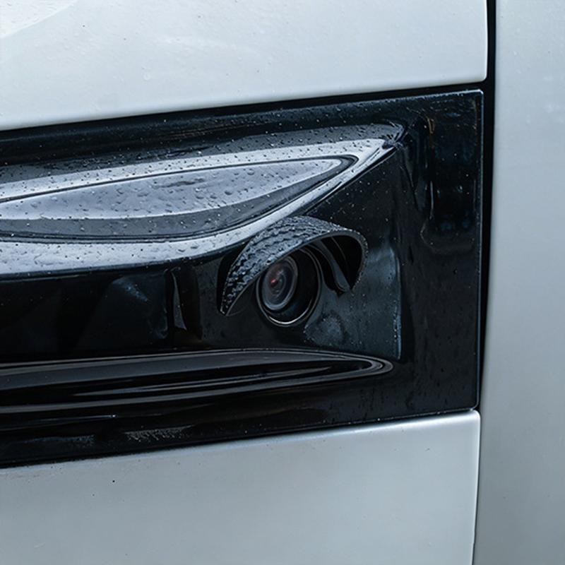 Car Rear View Camera Rain Cover Waterproof Sun Visor Hood Protector Extend Camera Service Life for Universal Car Models