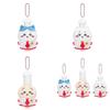 Cartoon Cute Bear Plush Keyring With Pp Cotton Filling For Gift And Decor