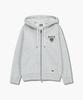 Marith + Franois Girbaud Big College Logo Graphic Hoodie Zipup Light Heather Gray