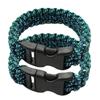 2 Stück Outdoor-Sportarmbänder Paracord-Schnurarmbänder Survival-Handgelenkkette