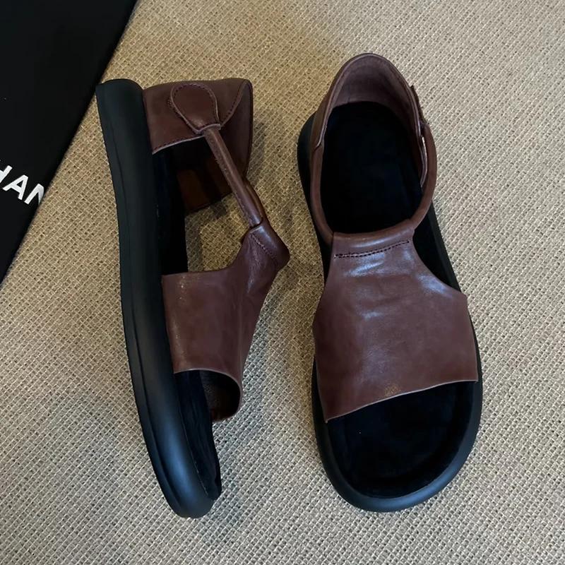 Fashion Women Flats Sandals Fashion Casual Shoes Cozy Walking Shoes Summer Woman Slippers 2025 New Trend Brand Beach Female Zapatillas