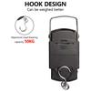 Fish Weighing Scale Luggage Scale Hanging Hook Fishing Scale with Measuring Tape Large Handle & Backlit LCD Display