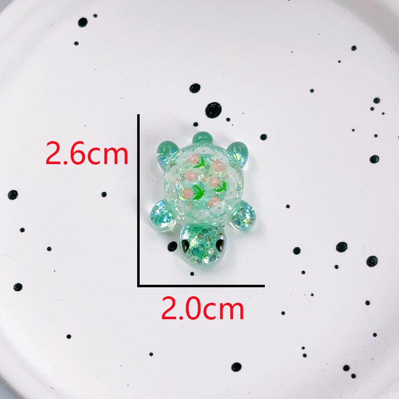 Flashing Resin Luminous Turtle Ornaments - Large & Small DIY Accessories