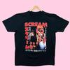 Scream Qual è il tuo film horror preferito T-shirt Horror Moda Uomo Street Hip-hop Rock Manica Corta Donna Cotone Girocollo Top