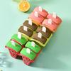 Ice Cube Mold Fruit Shape Summer Party Ice Tray Easy Release Spill-Proof Design Picnic Ice Cube Maker DIY Popsicle