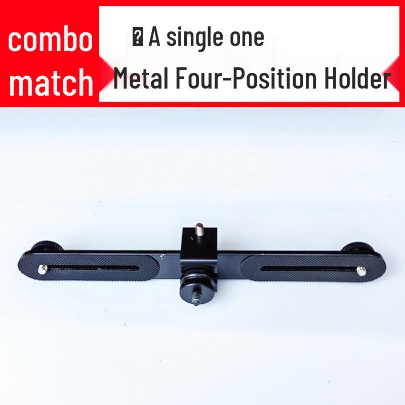 Adjustable Metal Crossbar Stand with Universal Clamp for Live Broadcast
