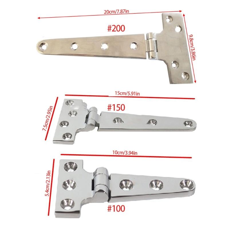 Extra Long T Style Rustproof Joint High Load Capacity For Yacht Cabinets Heavy Doors Industrial Equipment