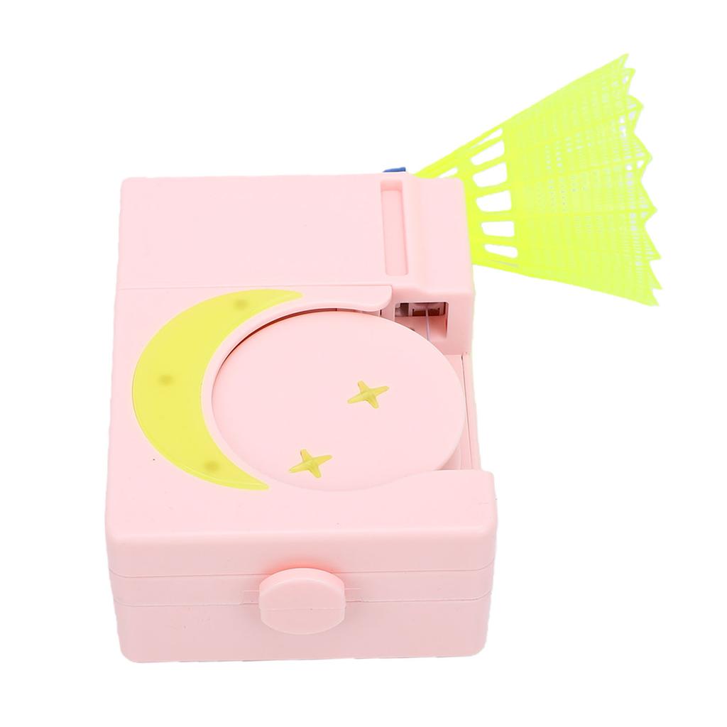 Automatic Rebound Badminton Trainer Kit Single Player Badminton Self Training Device with 6 Shuttlecocks and Remote for