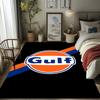 Tappeto con logo Gulf per soggiorno e camera da letto, tappetini per pavimenti, tappetino da bagno artistico, alla moda