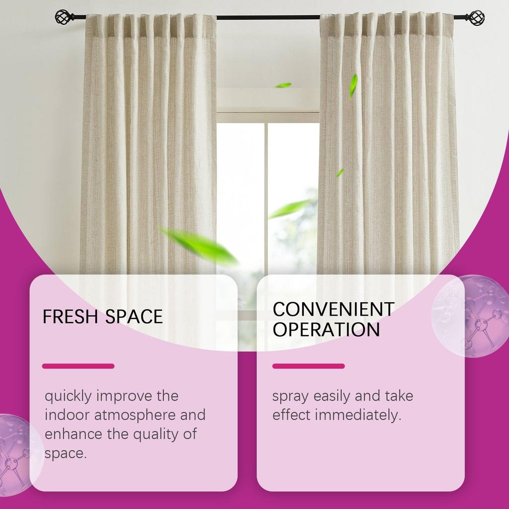 Fabric Freshener, Long-lasting , Household Hotel Deodorant,120ml