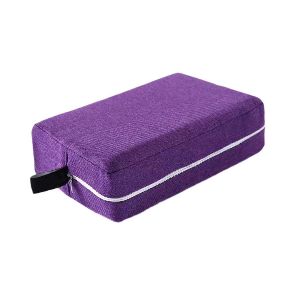 Yoga Block Cloth Cover Yoga Accessories Yoga Prop Soft Zipper for Pilates Workout Stretching Toning Indoor Sports Only Cover