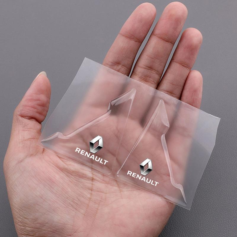 For Renault 2026 New Hub Caps 4Pcs Car Door Corner Covers Anti Scratch Protection Stickers For Renault Clio Megane Kadjar QM6 ZO