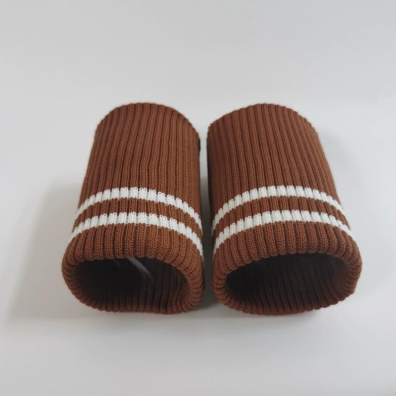 1 Pair Elastic Coarse Stripe Rib Cuff Coat Down Coat Sleeves Windproof Thread Hem Elastic Closure Garment Hem Accessories TJ6018