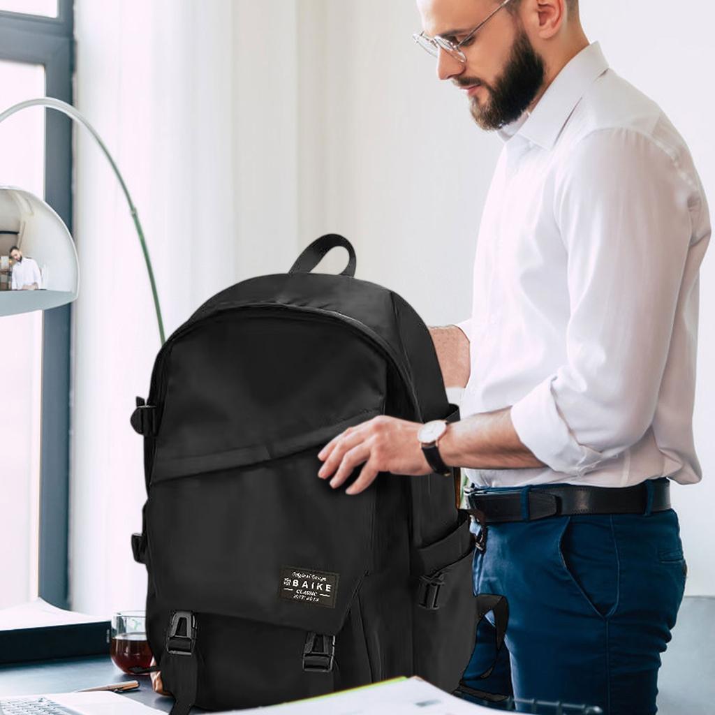 Lässiger Rucksack College Laptop-Rucksack, Wasserdichter Leichter Reiserucksack Sport Studenten Schultasche