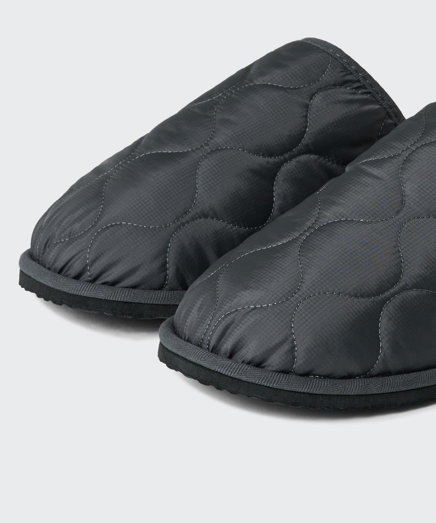 Musinsa Standard Onion Quilted Room Shoes [Charcoal Gray]