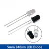 10Pairs 3mm 5mm 940nm LEDs Infrared Emitter and IR Receiver Diode Transimitter Receiver F3 F5 LED Diodes 301A For Arduino