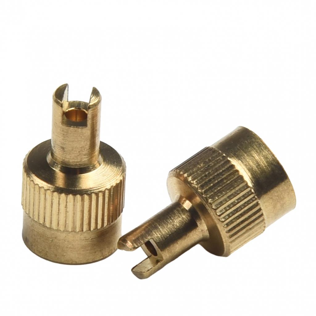 Tyre Valve Cap Accessories Car Copper Parts Silver