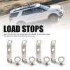 Truck Cross Bar Replacement Roof Rack Load Stops 4Pcs 304 Stainless Steel T Slot For Ladder Firewood Skis Kayaks