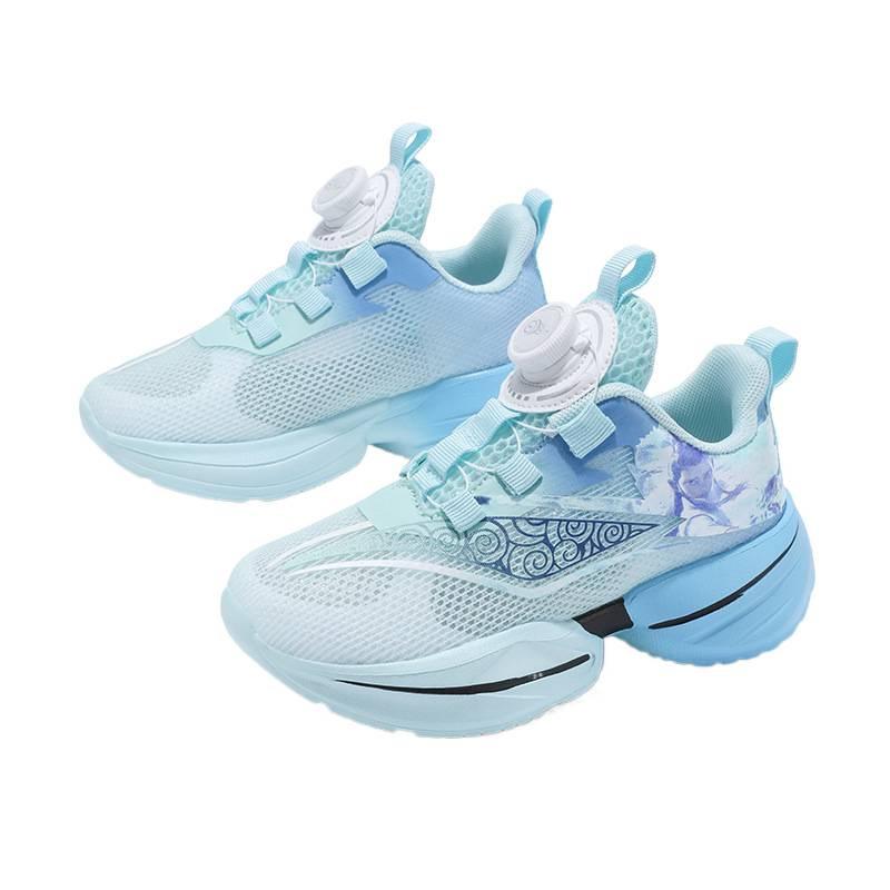 Nezha Aobing limited classmates boys sports shoes 2025 summer breathable single net children's lightweight running shoes