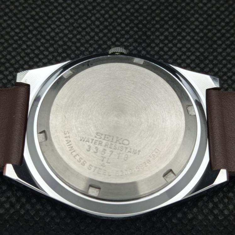 MONTRE VINTAGE SEIKO 5 AUTO 6309A JAPON ARGENT POUR HOMMES REMIS À NEUF 593c-a314838-2