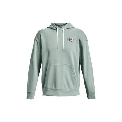 Pattern Printed Hooded Sweatshirt Men Sweatshirt Light-Green 1374306-781