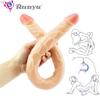 Double Head Dildo Realistic Long Dildo Big Penis for Women Masturbator Sex Toys for Lesbian