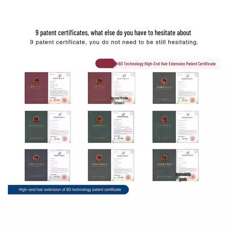 6D Hair Extensions First Gen Seamless Extension Tool - DIY Extension Gun for Hair Salons