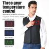 Electric Heating Vest USB Body Warmer Clothes Washable Heated Vest for Outdoor Camping Hiking Fishing