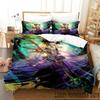 3D Genshin Impact Xiao Anime Bedding Set Duvet Cover Bed Set Quilt Cover Pillowcase Comforter King Queen Size Boys Adult Bedding