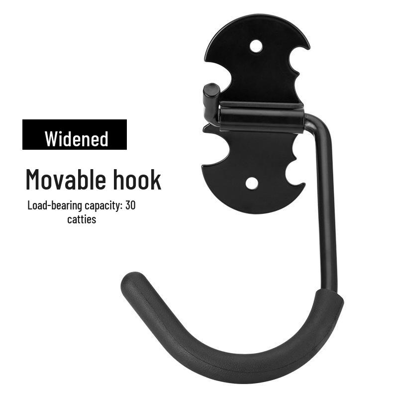 Wall-Mounted Bicycle Display Hook Rack for Mountain Bikes