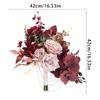 Bridal Bouquets for Wedding Party, Artificial Rose Wedding Bouquet with Pearl 55KF