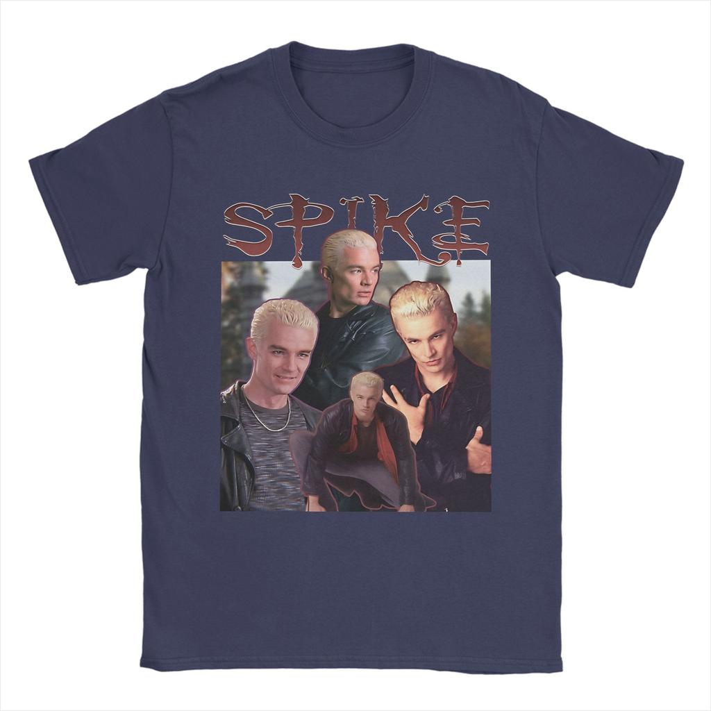 Men Women Graphic Print Buffy Spike The Vampire T Shirt Tee 100 Cotton Tshirts Clothing