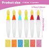 Multi functional plastic chalk with 6 different colors reusable manual DIY creative art creation pen