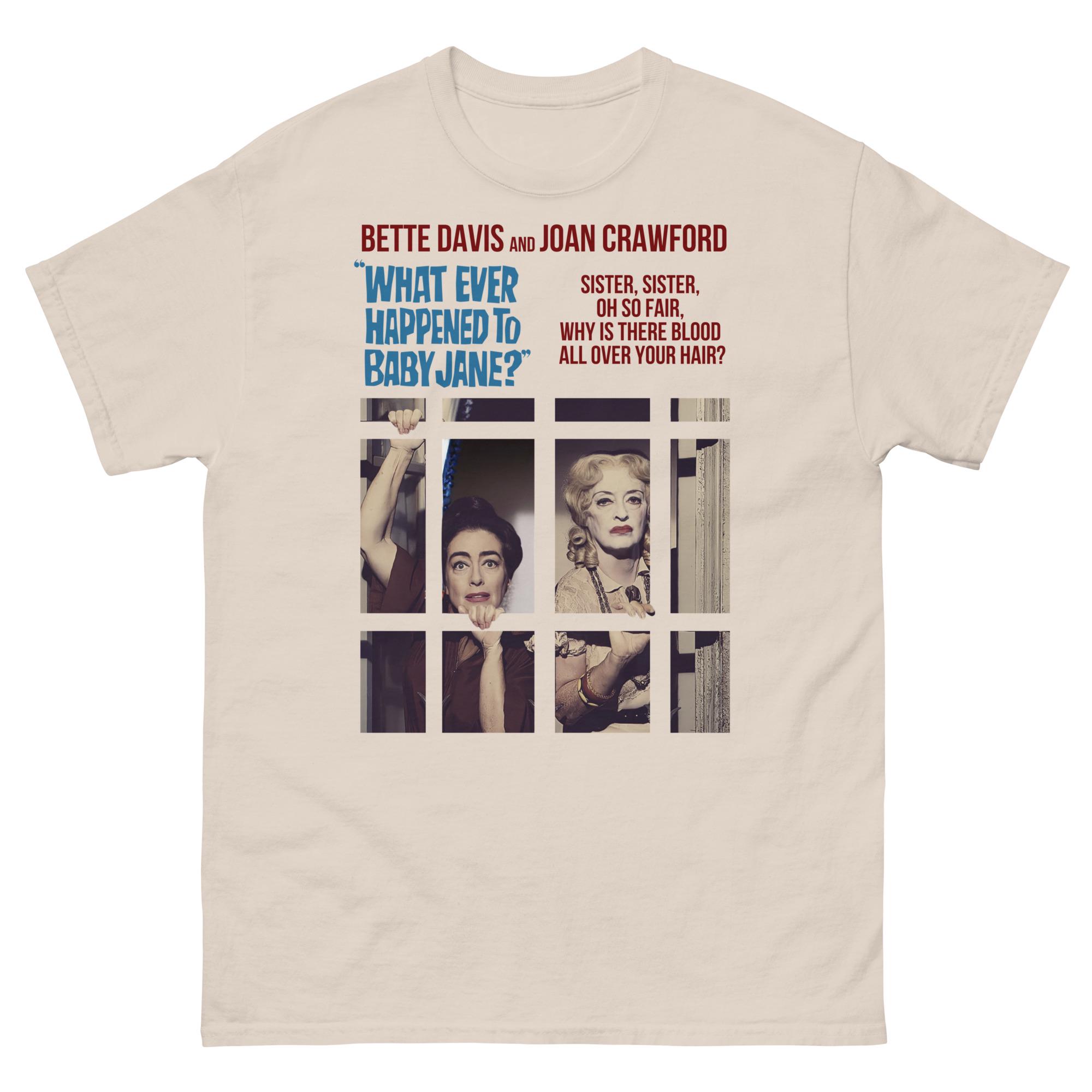 Retro Gothic Horror Tshirt A Classic Horror Sister Movie Style From The 1960s Retro Thriller Cult A Horror Retro Tshirt Gift S