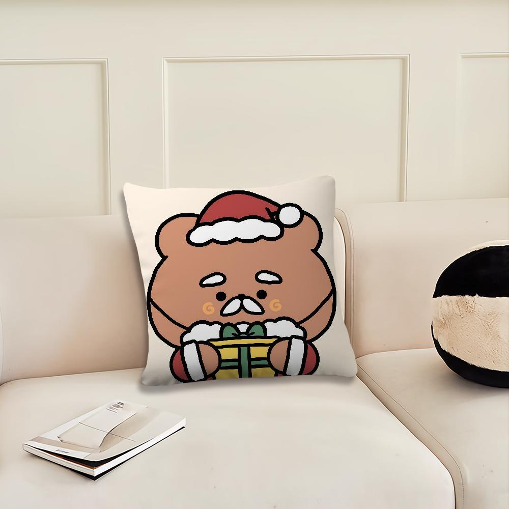 Cartoon Christmas Animals Cute cushion cover Pillow Cover Decoration Room Home Sofa living Office Car Nordic Simplicity