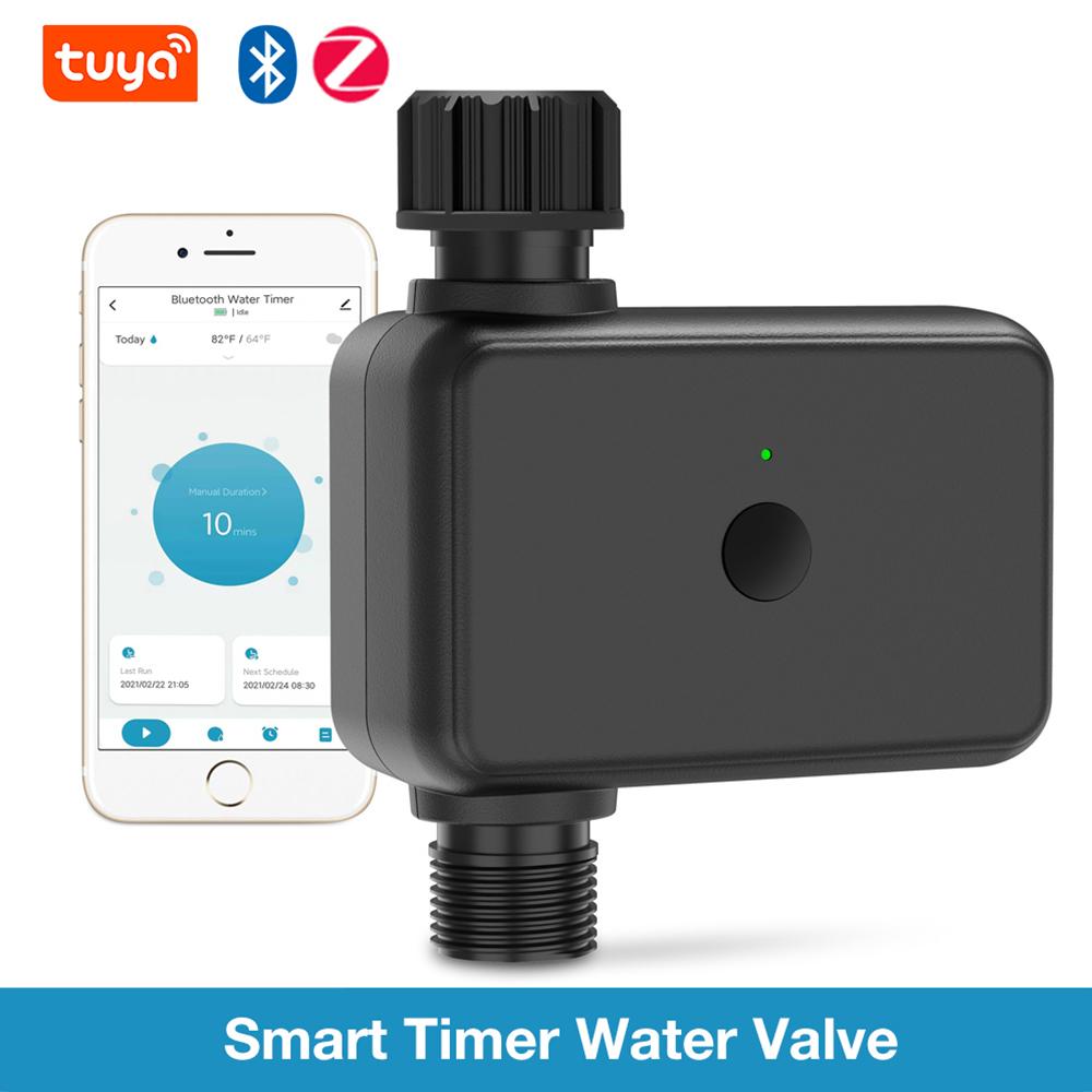 Smart Water Timer Bluetooth/Zigbee 1 Outlet Irrigation Controller Programmable for Garden Yard Planting