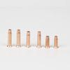 Copper Bell Mouth Flaring Capillary Tube Connector for Refrigeration, 1/4" Nut