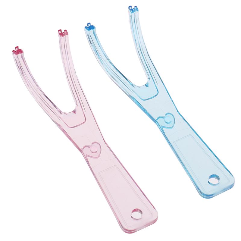 1Pc Dental Floss Holder Oral Picks Teeth Care Dental Convenient Teeth Cleaning
