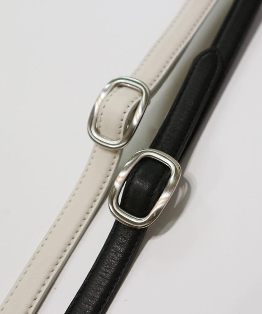OUI MAIS NON David Petit Leather Belt