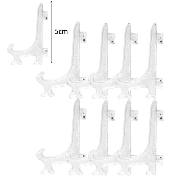 Plastic Easel Plate Display Stand Photo Picture Frame Holder for Wedding Party Desktop Decoration Folding Phone Book Racks