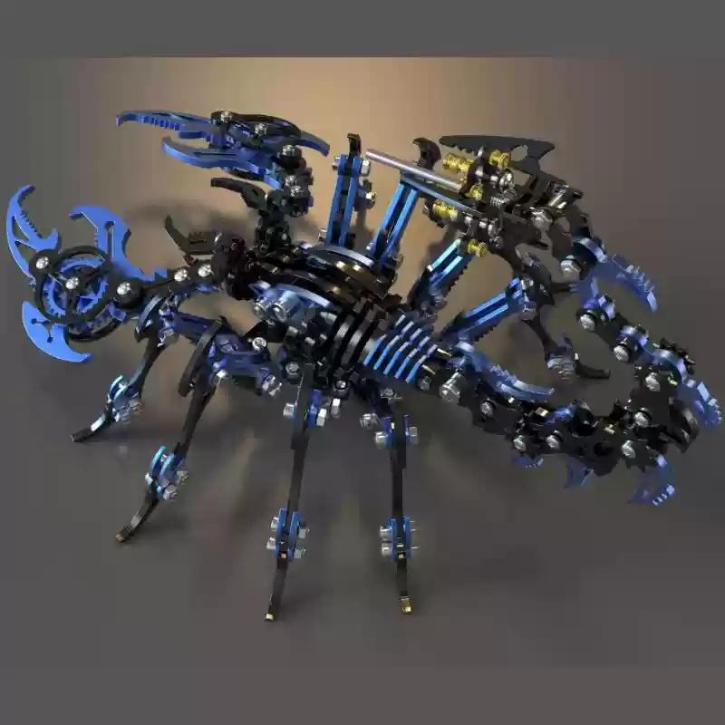 Limited Edition Scorpion King Diy Handmade Metal 3d Metal Animal Puzzle Assembly Model Puzzle Toy Boy Birthday Gift