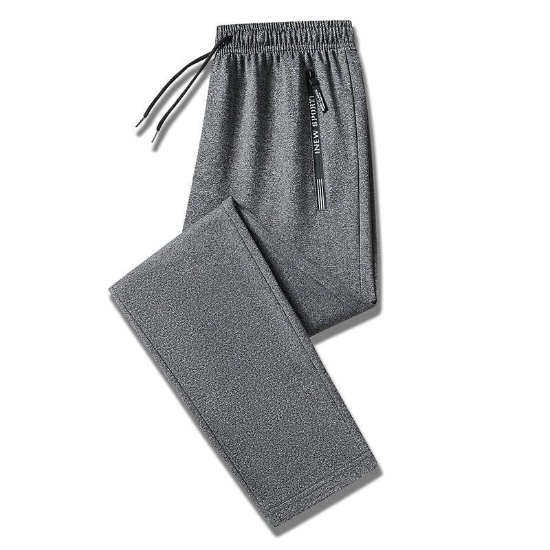 Mens Loose Fit Casual Sweatpants Lightweight Warm Trousers Straight Cut Comfortable Streetwear