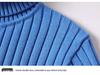 Men's Thickened High Neck Winter Sweater - Casual Trend, Light Luxury, Solid Color, Plus Size, Unisex