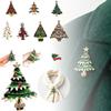 Weihnachtsbaum-Broschen für Damen Pflanzen-Broschen Pins Feiertagsveranstaltung Party Lässige Dekorations-Accessoires Schmuck Geschenke