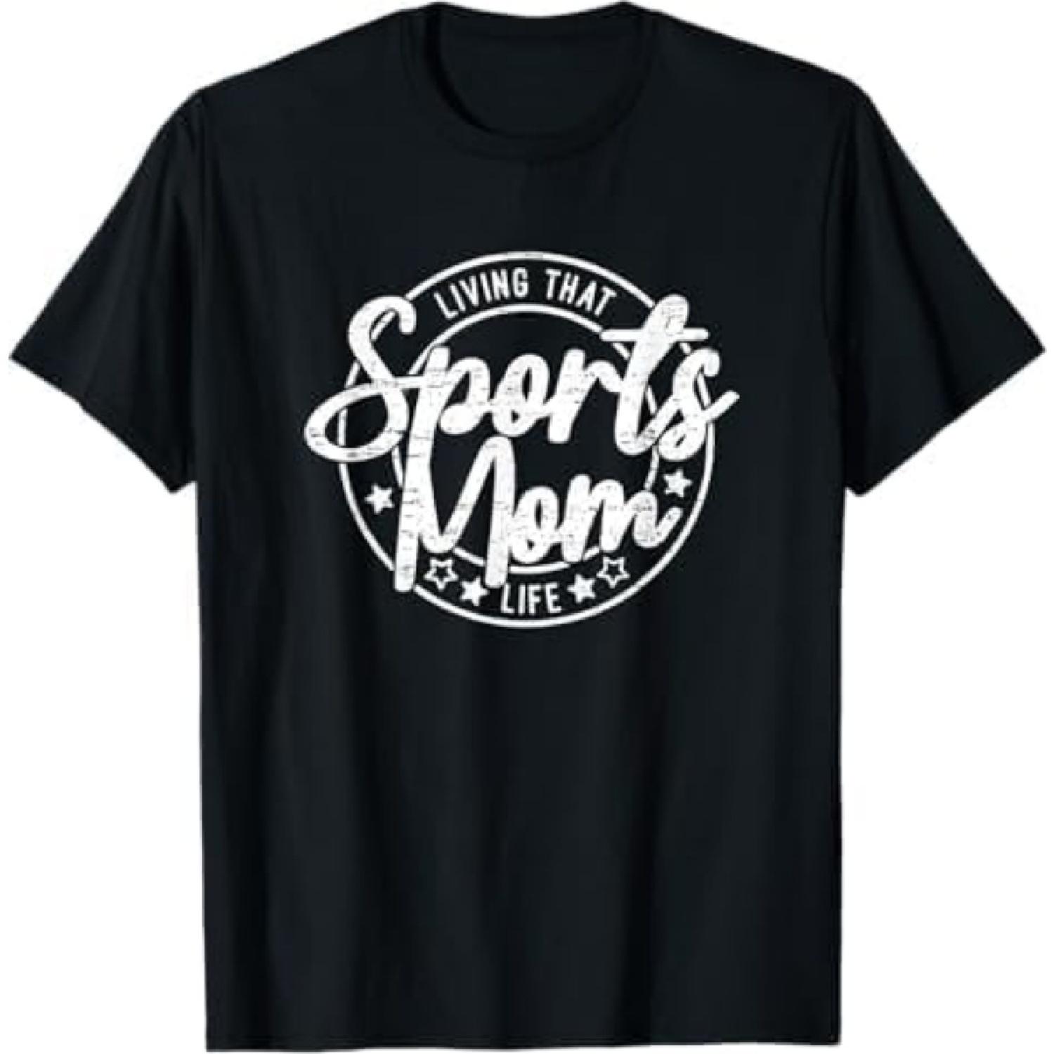 Living That Sports Mom Life Mothers Day Sports Mama Funny T-Shirt VCB1 Mens Womens Tank Top Sweatshirt Hoodie Black XXXXXL разноцветный