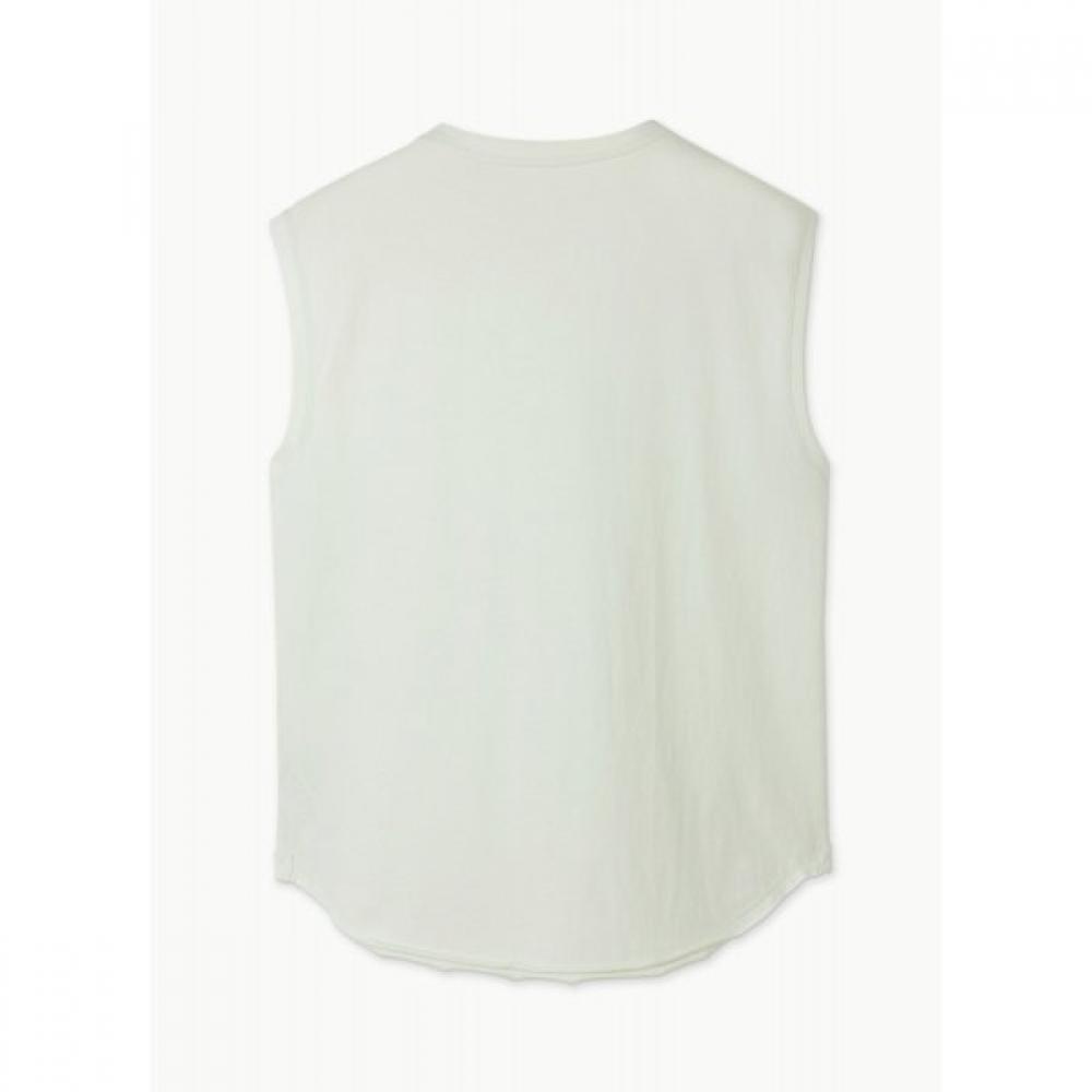 Budhi Mudra Simple Round Sleeveless  Clearly Aqua