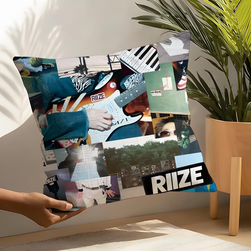 Hot singer RriizeS Album Pillow Case Home Living Room Decoration Linen Pillow Cases Cushion Cover