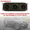 Artudatech Heater Air Conditioner Control Switch Module for Jeep Wrangler 2007 2008 2009 2010 55111841AE Car Accessories